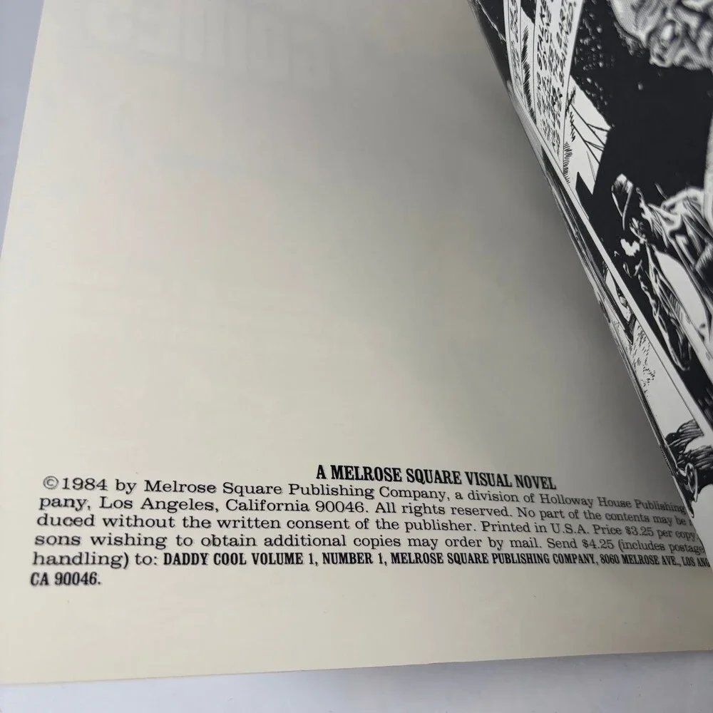 Donald Goines Daddy Cool Visual Novel 1984 Volume 1 Issue 1 Crime Thriller